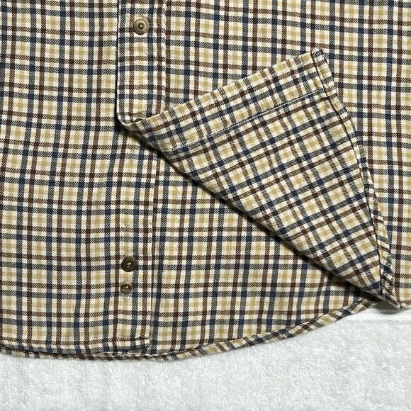 Field & Stream Plaid 100% Cotton Flannel Shirt Men’s L Multi Button Up Pocket - Picture 17 of 17